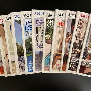 Architectural Digest 2016 and 2017 (Complete Sets)
